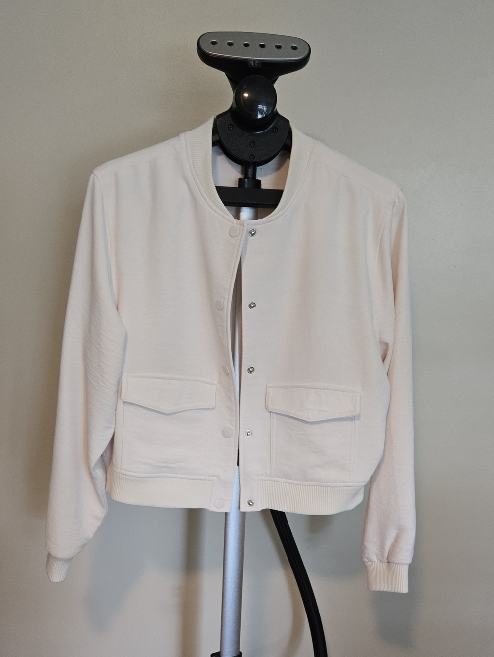 Joie Soft Cream Knit Cropped Cardigan